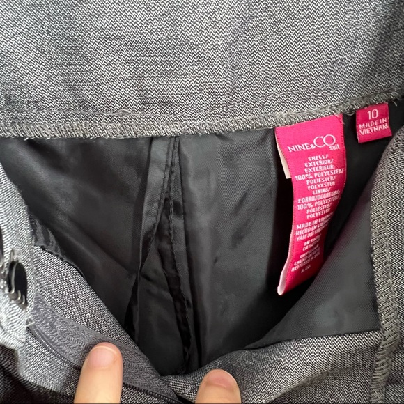 Nine & Co. 2-piece Grey Suit, Size 10 NWT - Picture 9 of 10